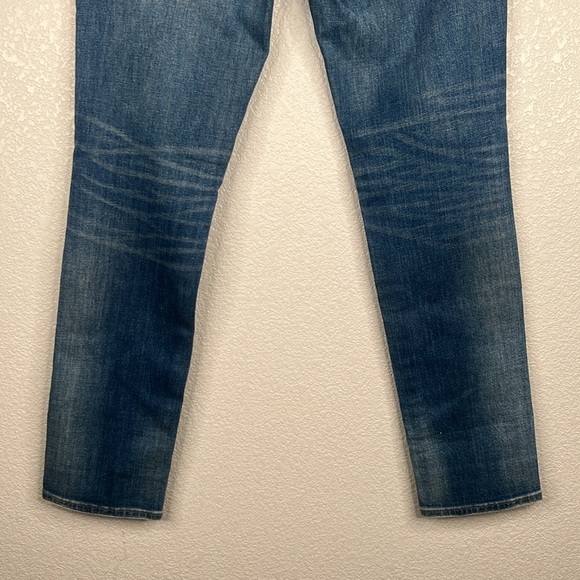 J. Crew Medium Denim Wash Slim Broken In Boyfriend Distressed Jeans Size 26 - Picture 5 of 7